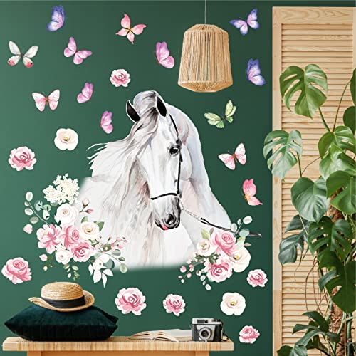 Vinilos Decorativos de Caballos Blancos en Vinilo miniatura 6