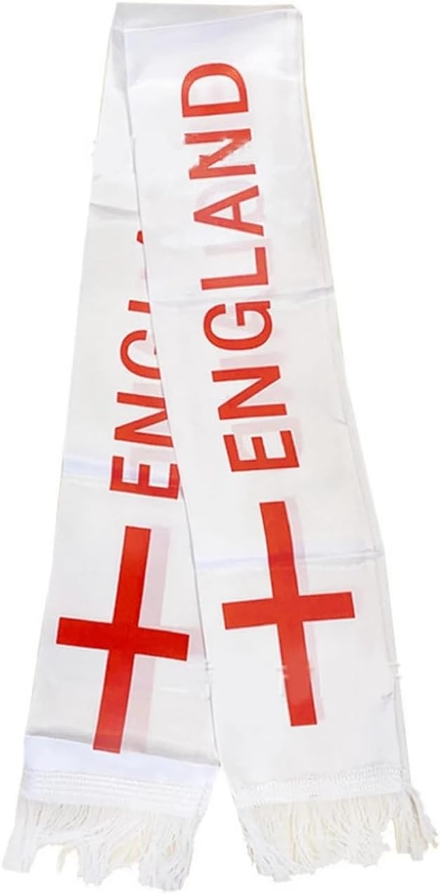 14x130cm France Spain England Argentina Flag Scarf Euro Soccer Fan Football Sports Holiday Decoration