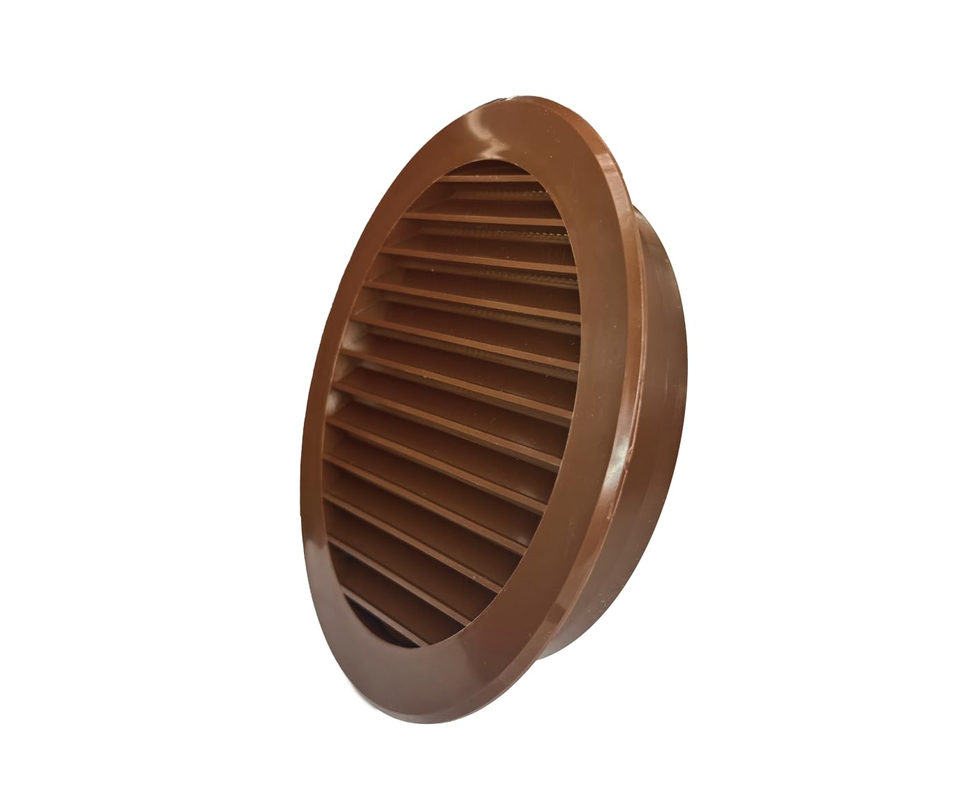 Griglia Ventilazione Ø 150 Mm PVC Marrone - Copertura Con Protezione Insetti - Foto 7