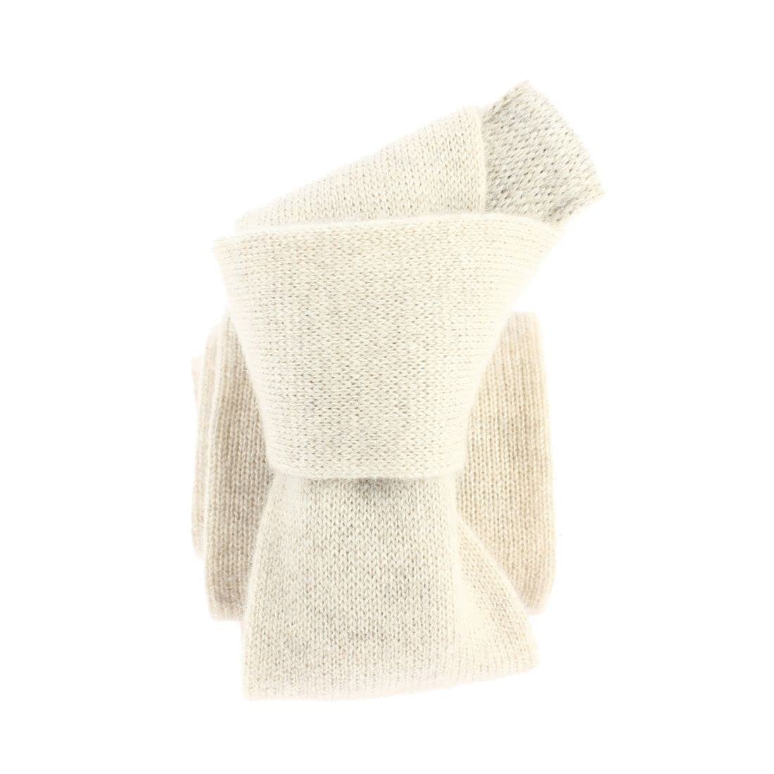Tony & PaulALASHAN, Cashmere Tie, Light Beige, Plain, Made in Italy., Multicolored, Oui