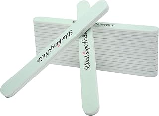 Fine Nail Buffer File for Polishing Smooth and Shiny Natural Nails 300 and 6000 Grit Cushion Nail File Art Pedicure Manicure Tips Pack of 10pcs