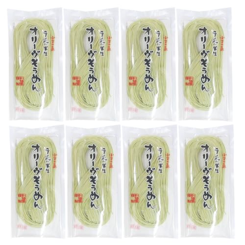 土佐の旨味市場 創麺屋 手延べ オリーブ素麺 180g×8袋 つゆなし 半生麺 素麺 小豆島 御中元 御歳暮 贈り物 お取り寄せ ギフト