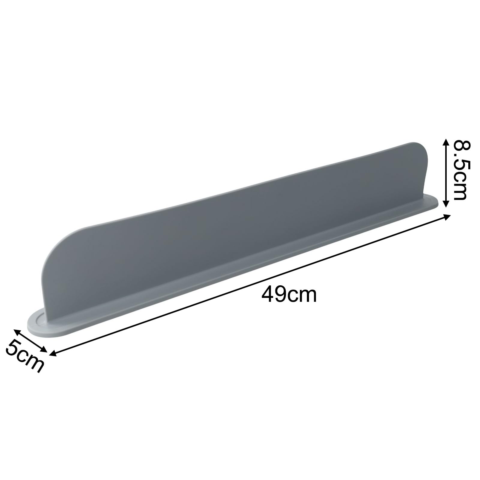 Paraspruzzi in silicone per lavello, paraspruzzi e piatti, per cucina, protezione per lavare i piatti, con paraspruzzi in silicone per la casa (grigio)