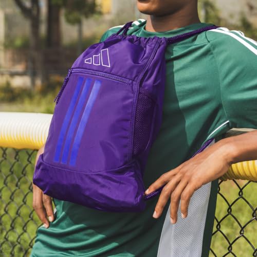 Image of adidas Alliance Sackpack - Drawstring Backpack for Sports, Small Gym Bag
