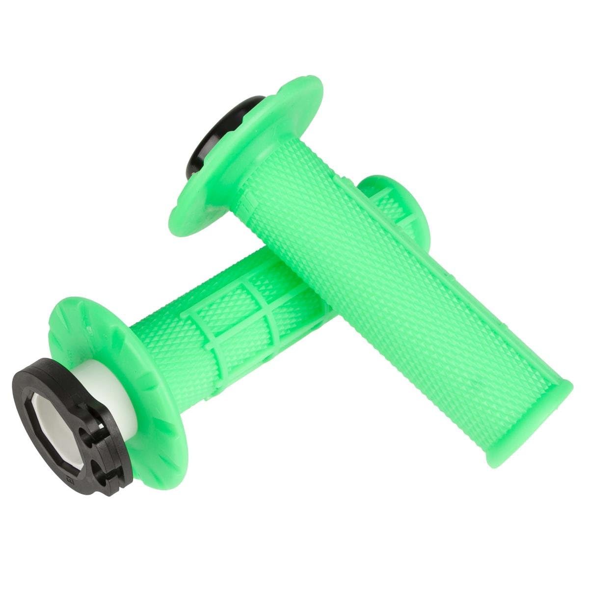ODI - Grip - Lock-On - Half Waffle - 2T & 4T - Fluo Green