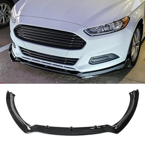 Fancemot Gloss Black Front Bumper Lip Splitter Compatible wi