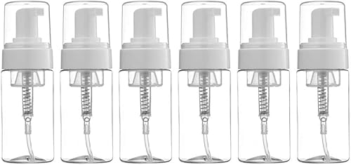 LONGWAY Dispensador de jabón espumoso de plástico de 3.4 onzas (3.4 fl oz), botellas vacías de jabón líquido espumoso, para dispensador de jabón de