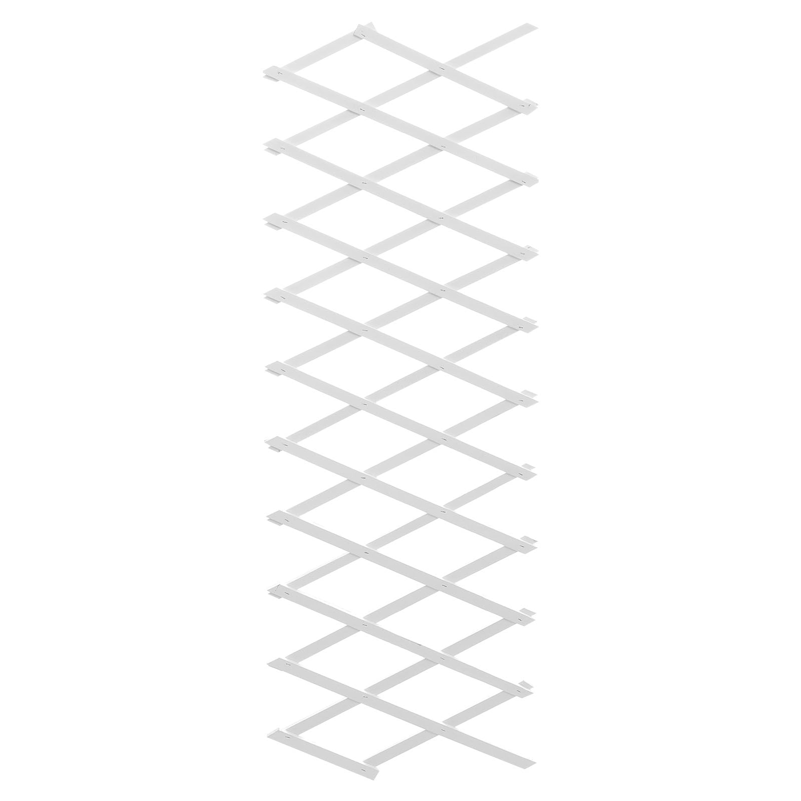 Support décoratif pour plantes grimpantes H44 clôture bois blanc haut de gamme