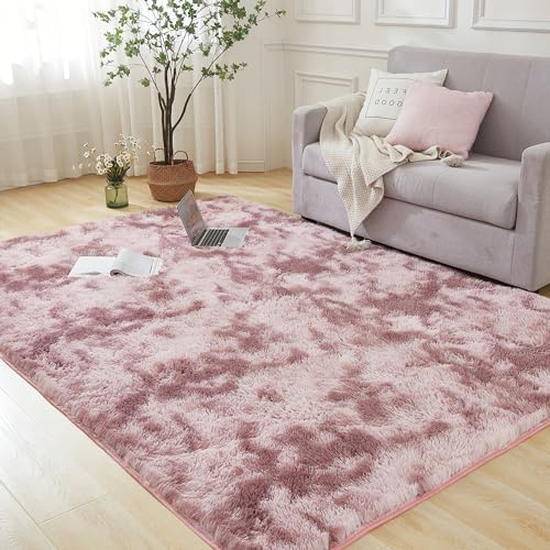 Andency Soft Area Rugs for Living Room Bedroom, 4x6 Fluffy Shaggy...