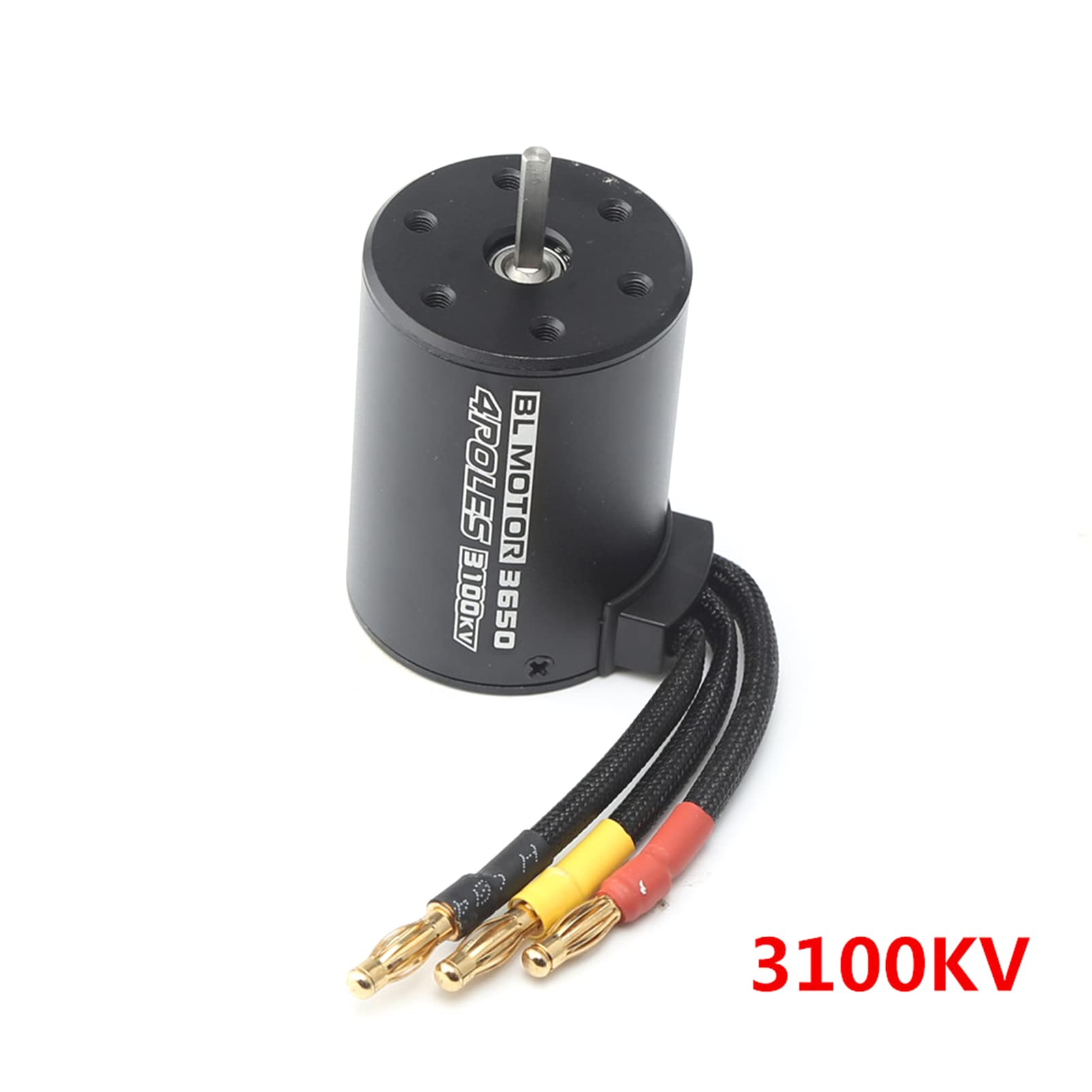 Motor para coche Rc 3650 Motor sin escobillas 3100KV con 60A sin escobillas ESC placa de programación del disipador de calor para 1/8 1/10 RC coche RC barco parte