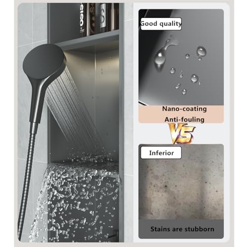 Niche de douche rectangulaire style danois pour un rangement de salle de bain épuré - 5