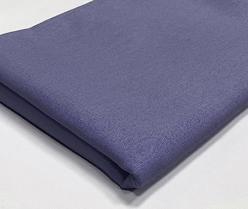 A-Express Plain Cotton Fabric, 60 Inches 150cm Extra Wide Per Metre, 150 GSM Viscose Material, for Clothing Quilting