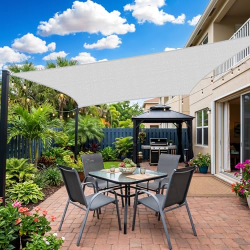 Image of KANAGAWA 26'X26' Sun Shade Sail Gray Curved Square Customizable
