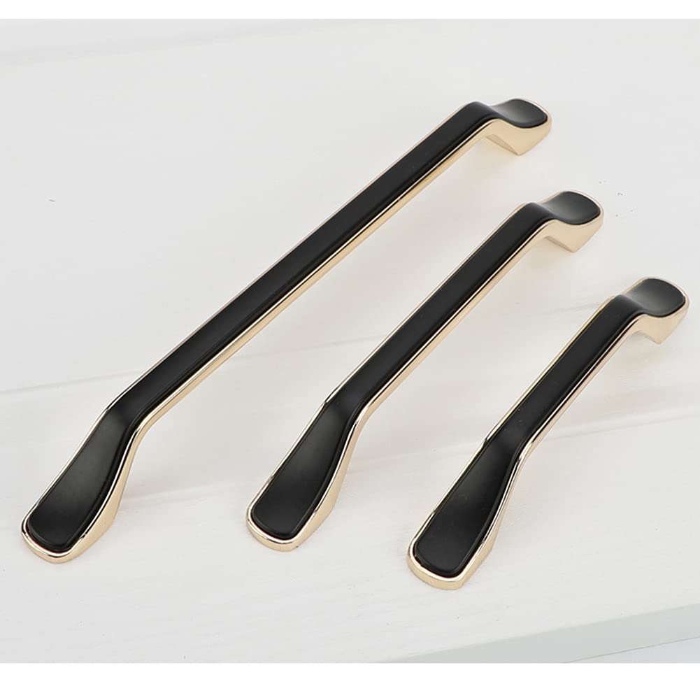 Poignées de tiroirs de cuisine noires entraxe 96mm pour poignée de placard