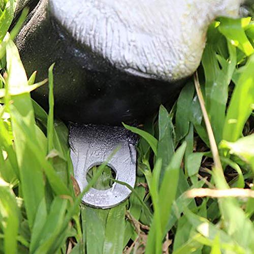 Lamb Garden Farm Animal Statues,Outdoor Garden Sculptures Patio Yard Decor Lifelike Sheep Crafts Ornaments Simulation Statuette White 66X24X40Cm(26X9X16Inch) Gift #TOP3