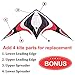 Babyeden Large Dual Line Stunt Kite, 84 Inch Wide Entry-Level Sport Kite for Adults and Kids