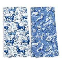 Blue and White Chinoiserie Dachshund