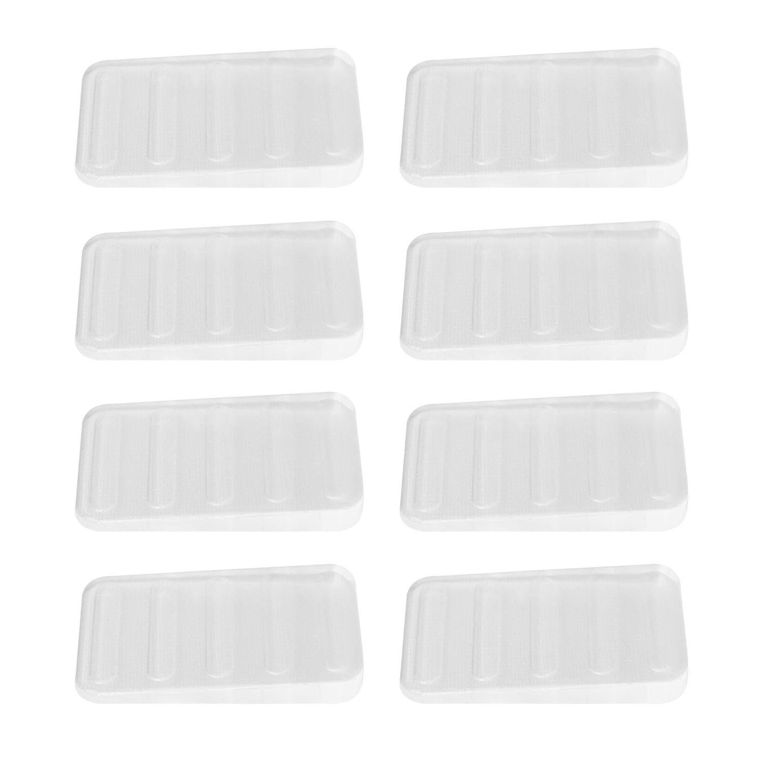 8 Pieces Furniture Foot Spacers, Clear Plastic Spacers, Furniture Fixing Spacers, Furniture Balance Pads, Furniture Accessories