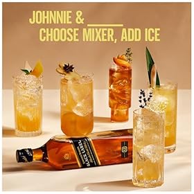 Johnnie Walker Black Label | Blended Scotch Whisky | 40% vol | 70cl | Layers of Smooth Flavour | Toffee | Fruit | Vanilla & Smoke | Classic Scottish Whisky to Sip Neat or in Drinks – Johnnie Walker