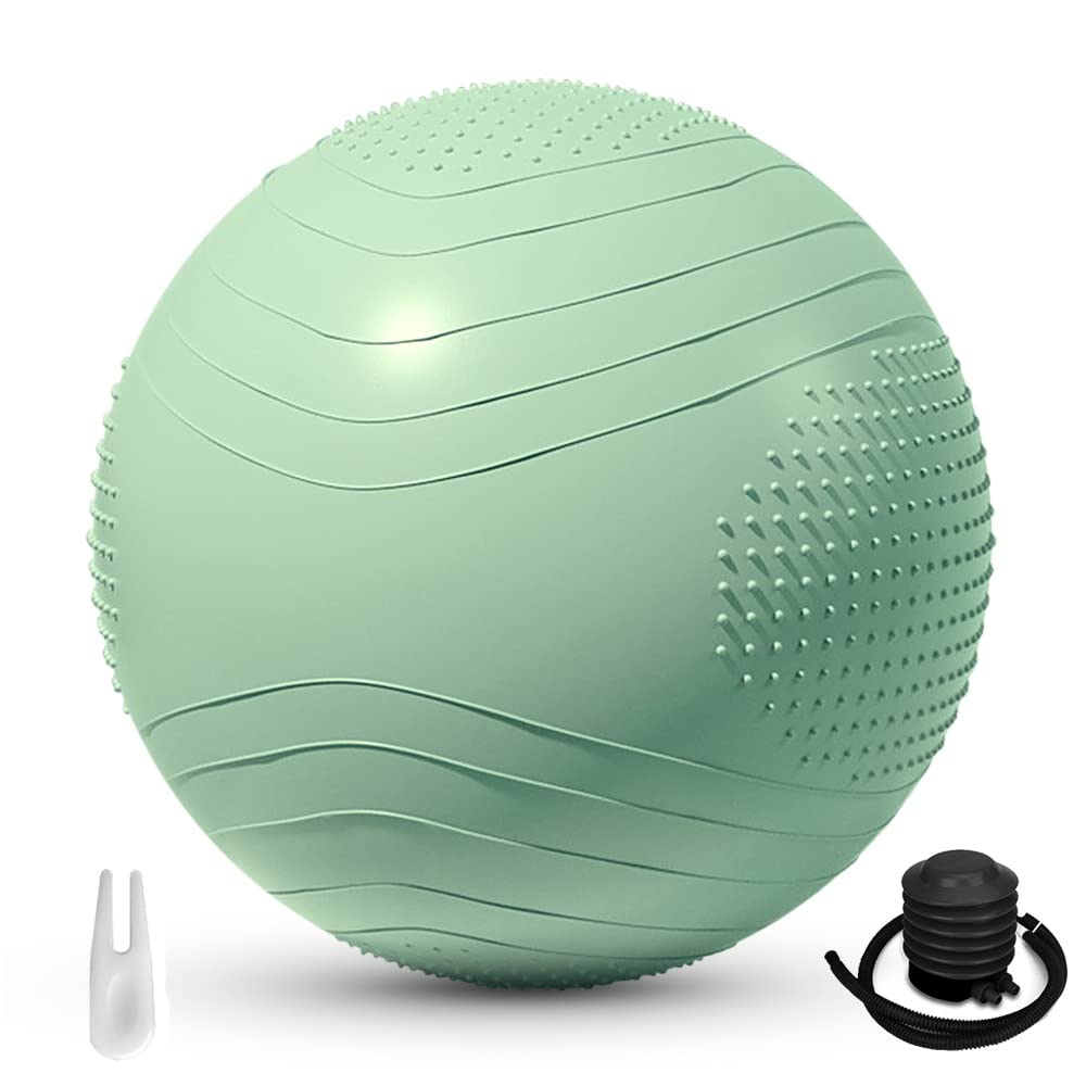 Pelota De Yoga 65cm de la yoga bola de la aptitud de Pilates bolas de los deportes de parto Fitball Formación Entrenamiento del ejercicio bola de masaje Gimnasio Control con bomba rápida Pelota De Yog