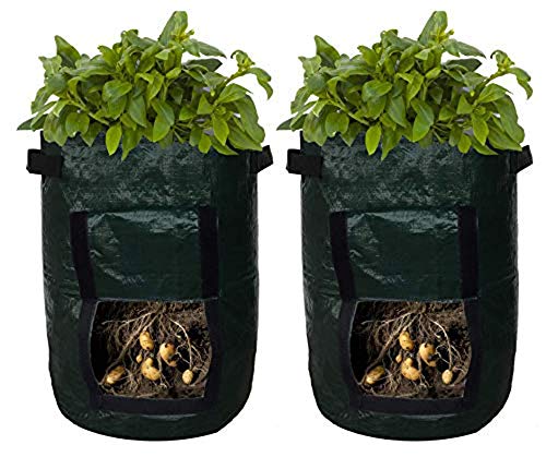 Potato Planter Bags - Garden Tub for Vegetable Growing with Flap Access