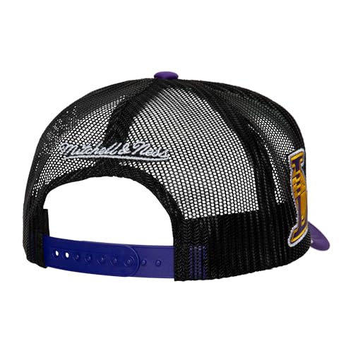 Mitchell & Ness Los Angeles Lakers Blocker Foam Trucker miniatura 2