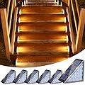 VOLISUN Solar Step Lights for Outside, Solar Stair Lights Outdoor Waterproof IP67, LED Outdoor Step Lights, 80 Lumen, Solar Deck Lights for Outside Step, Front Porch and Patio(Black,6 Pack)