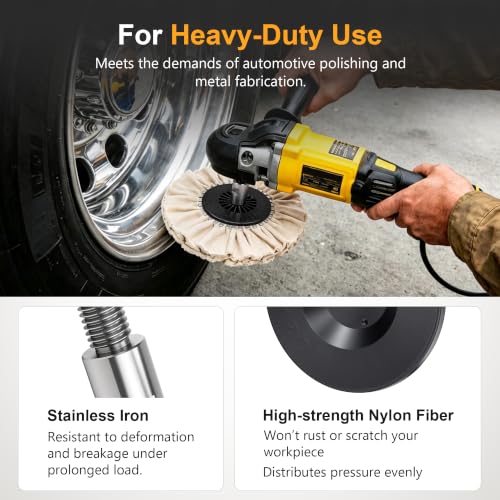 Image of Buffing Wheel Flange Kit Use with Airway Buff Extender, for Polishing Wheel