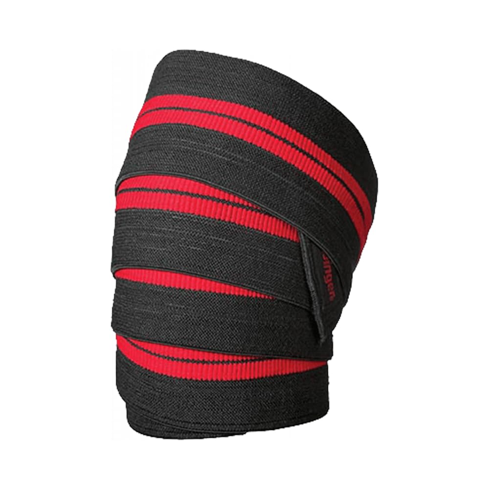Harbinger Red Line 78-Inch Knee Wraps for Weightlifting (Pair)