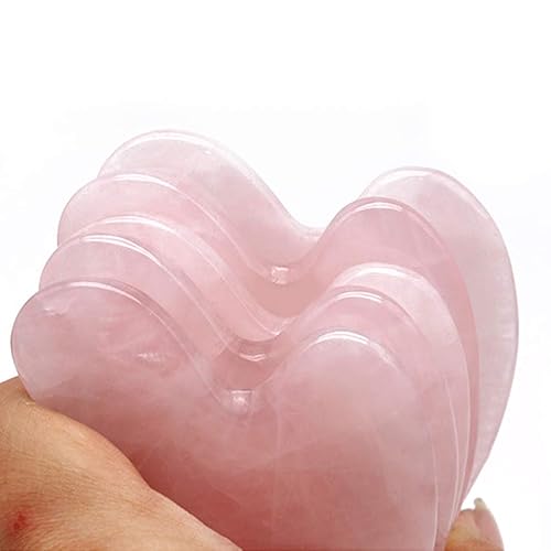 Vista 3 de rosenice Gua Sha Herramientas faciales Guasha Herramienta Gua Sha Jade Piedra para el cuidado de la piel facial Cuerpo Acupuntura Alivia