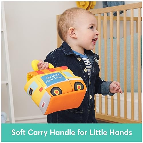 Image of Baby GUND Play Soft Collection, My Little Food Truck 5-Piece Plush Playset with Rattle, Squeaker and Crinkle Sound Toys, Sensory Toy for Babies, 7.5 inch