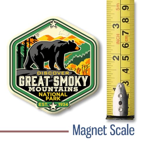 Set de 6 imanes decorativos Great Smoky Mountains miniatura 4