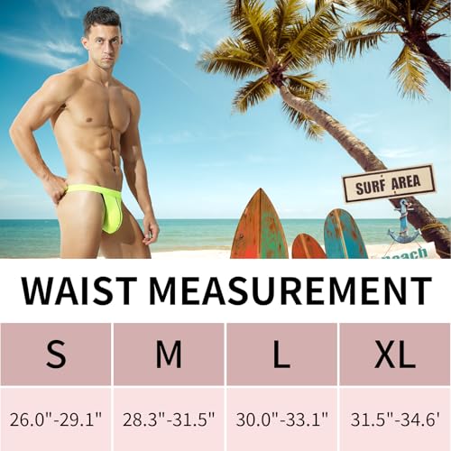 KAREN SPACE Men's Thong Underwear Sports Supporter Mens G-String Thongs Breathable Mesh Seamless4