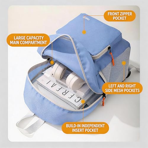 Mochila plegable resistente al agua ligera para senderismo miniatura 2