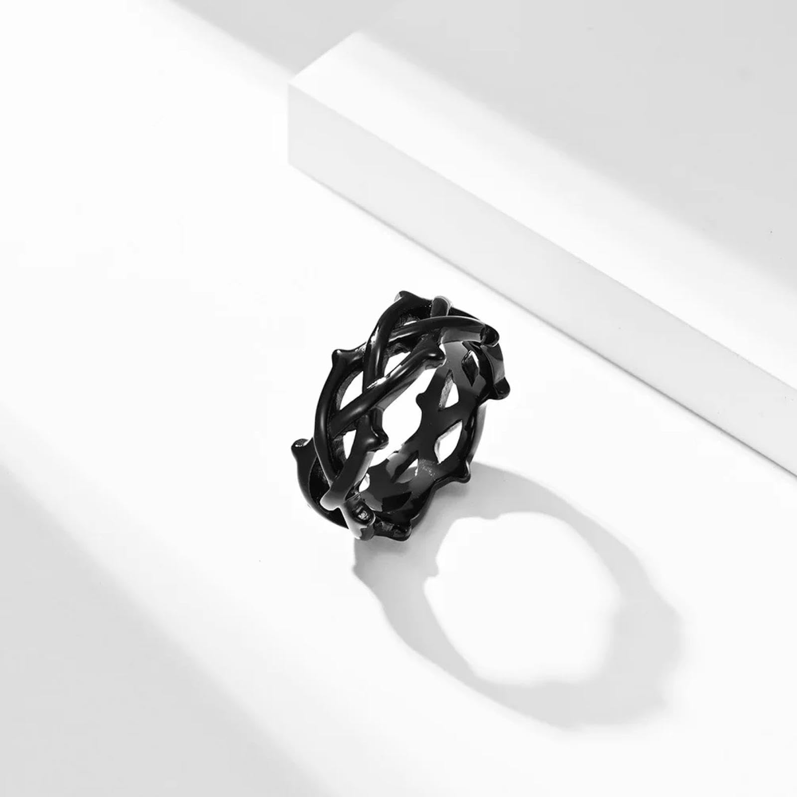 Ring Ringe Damen Bijouterie Herren Europäischer Und Amerikanischer Geflochtener Ring Mit Rankenmuster, Stilvoller, Trendiger Handschmuck