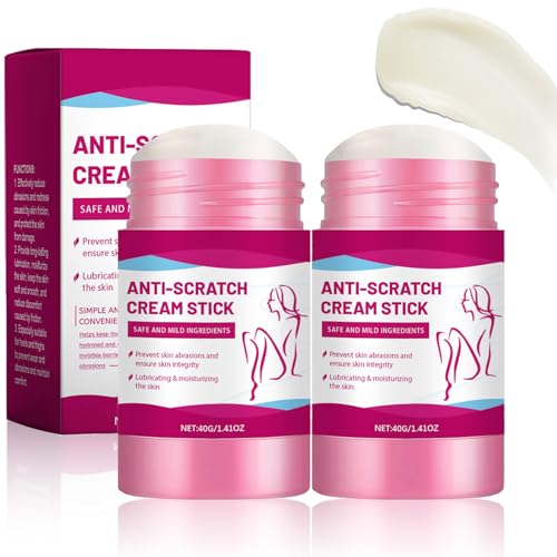 Anti-Wundreib-Stick 2 Stück Anti-Chafing Balsam Stick Effektiver Schutz vor Scheuern und Blasen Anti Reibungs Oberschenkel für Schultern Achseln Oberschenkel Knöchel und andere Hautpartien
