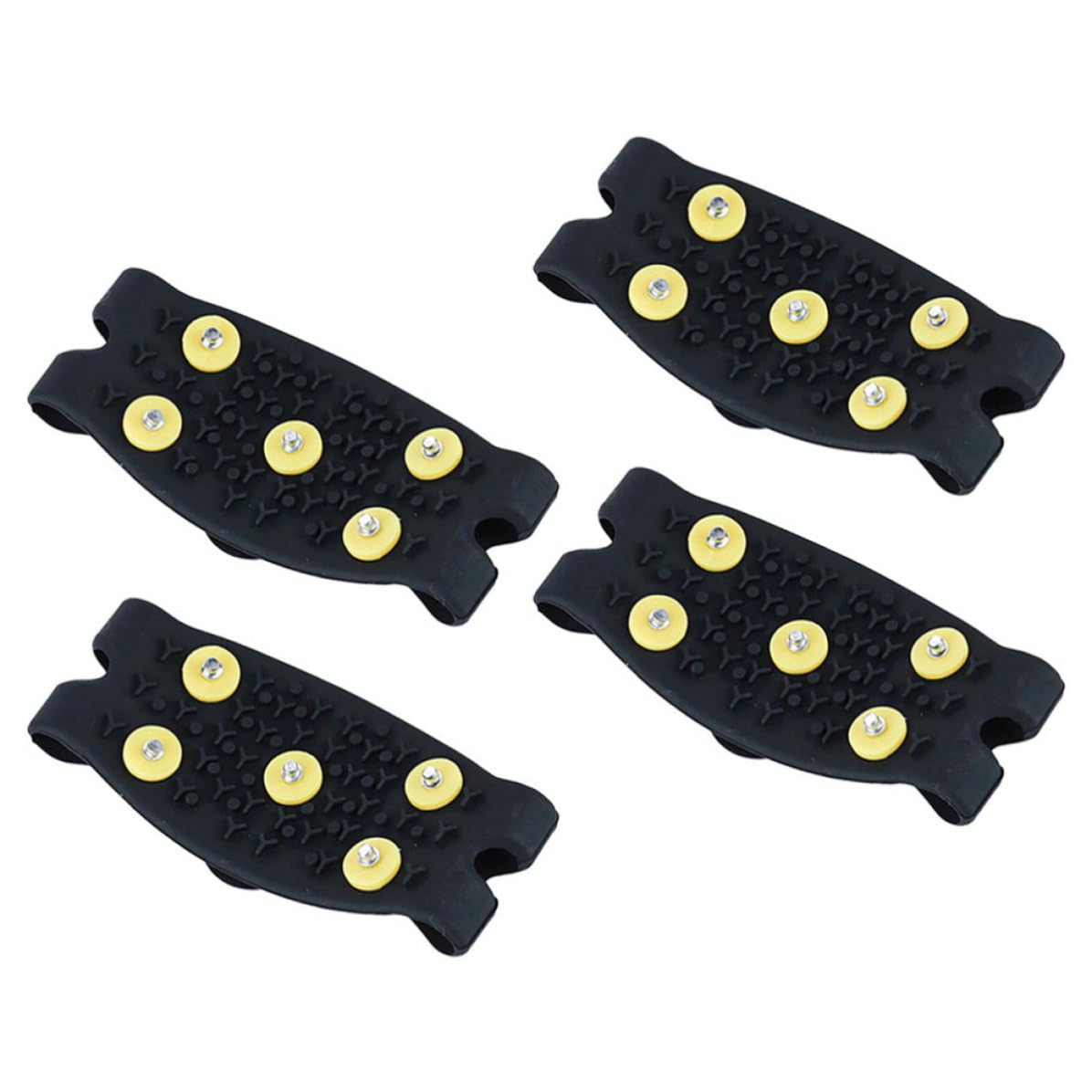2 Pares Crampones para Hielo TPE de Cinco Dientes