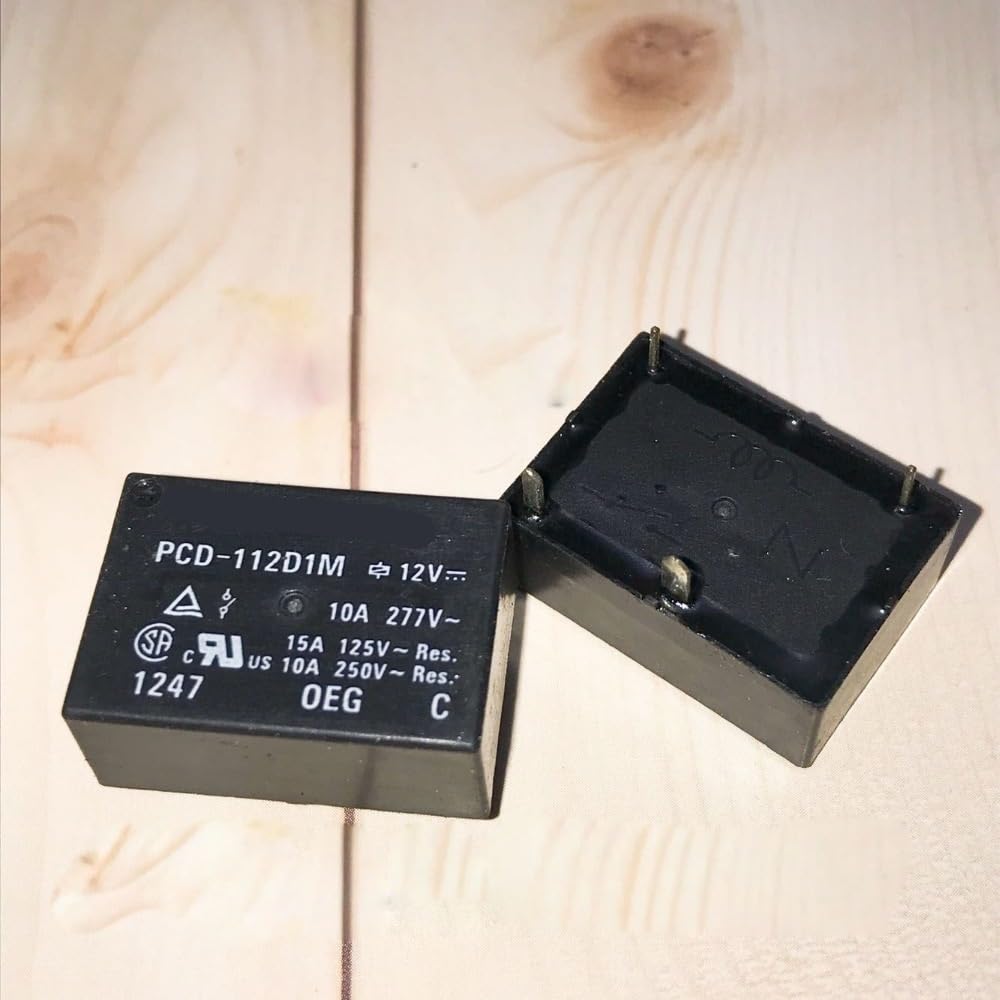 AARTERZZA Relay PCD-112D1M 12V PCD-112D1M-12V PCD112D1M 12V 12VDC DC12V 10A 250VAC 4PIN