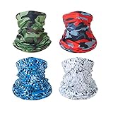 Leicht und atmungsaktiv – das feuchtigkeitsableitende Material leitet Wärme und Feuchtigkeit vom Körper weg und außerhalb des nahtlosen Bandanas, hält Sie kühl. Die schnell trocknende Stofftechnologie lässt Ihr Maskenbandana in Minuten statt in Stunden trocknen