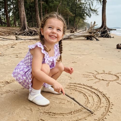 Image of Little Toddler Kids Girl Clothes Set 1-8 Years Summer Outfits Solid Color Tank Tops & Shorts
