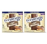 Millville Elevation Protein Bars Snack Endulgent Treat 1.4oz Bars 5g Protein (Caramel Nut, 2 Pack (10 Bars))