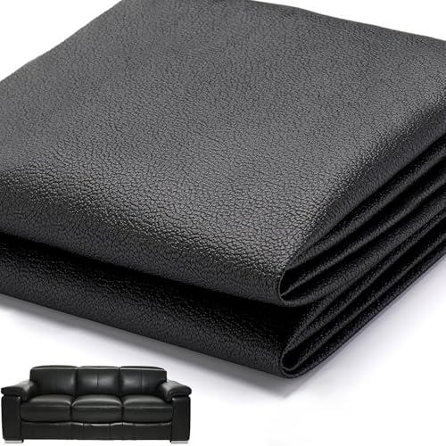 Pelle Adesiva Per Riparazioni 10x200cm - Nero Per Divani E Sedili - Foto 9