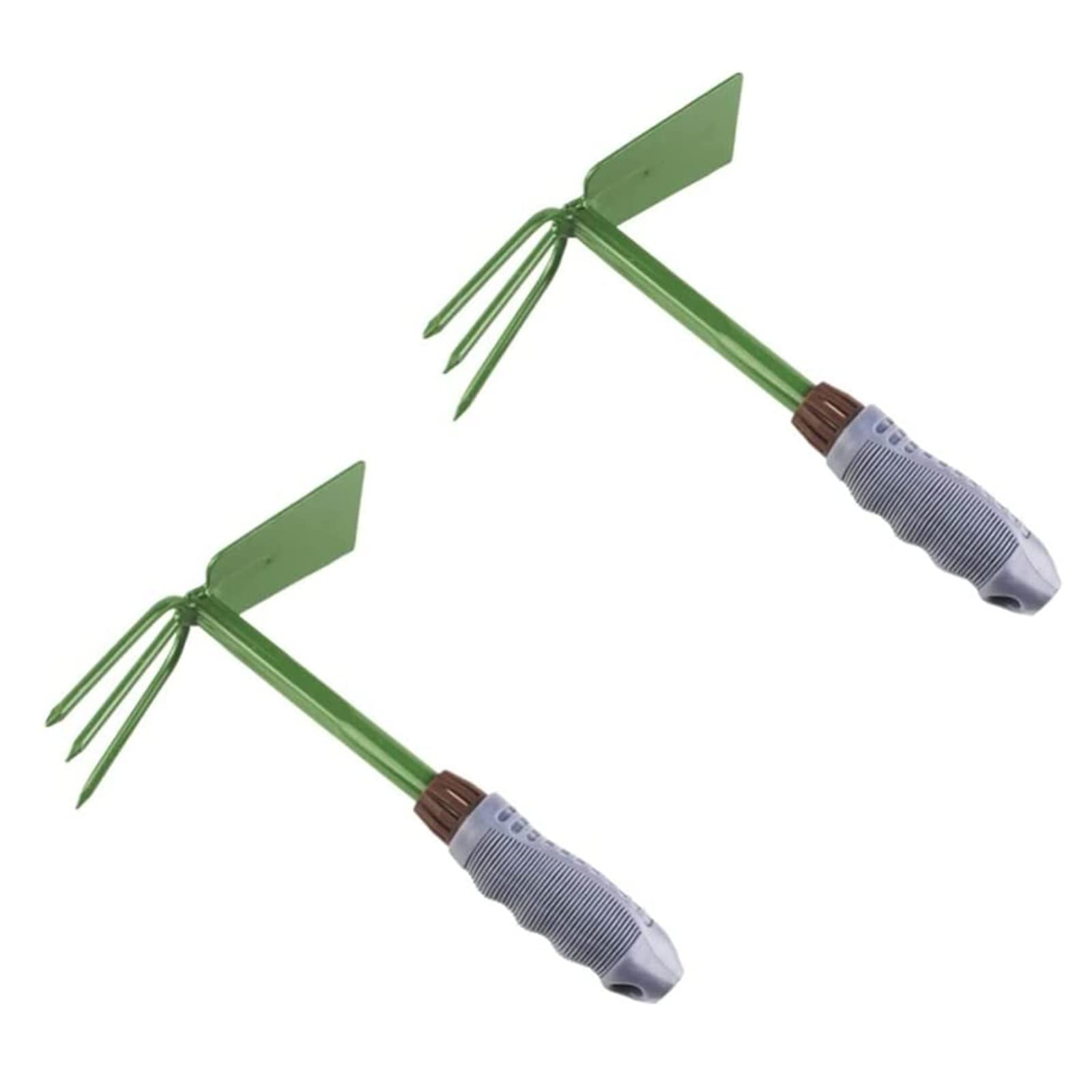 Jaffiust 2pcs Hand Tools Digging Hand Hoe Weeding Transplanting Tool Gardening Hand Tools To Dig Hoes For Gardening Garden Hoe Double Hoe Cultivator
