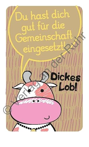 Dickes Lob! 100 Belohnungskärtchen für Schüler*innen (Fleißkärtchen für Kinder)