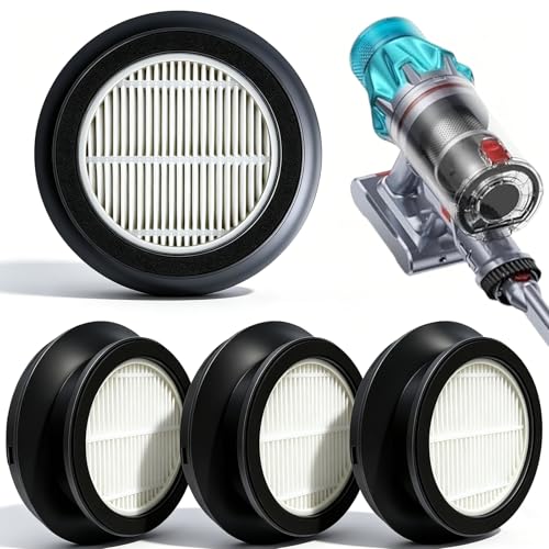 4-Pack X7A Filter Compatible with SunSare X7A Cordless Stick Vacuum Cleaner, HEPA Filter Replacement Help Remove Dust Hair&Pollen, High Efficiency Filtration also Works with Fieety V7 Pro Vacuum