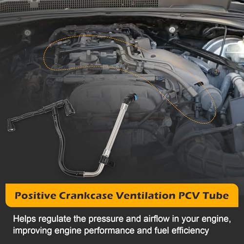 12673868 Positive Crankcase Ventilation PCV Tube for 2013-2018 Chevy Malibu by X4XZ - Used condition - Image 3