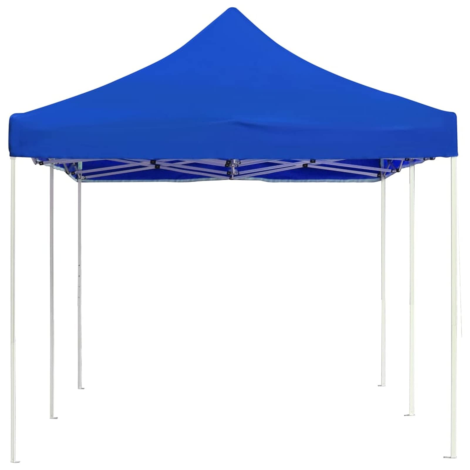 Gazebo Professionale Pieghevole Alluminio 6x3 m Blu,Gazebo Pergola Con Telo Impermeabile Richiudibile E Struttura Rettangolare In Acciaio Inossidabile Ad Alta Densità,Per Arredo Giardino,Terrazz