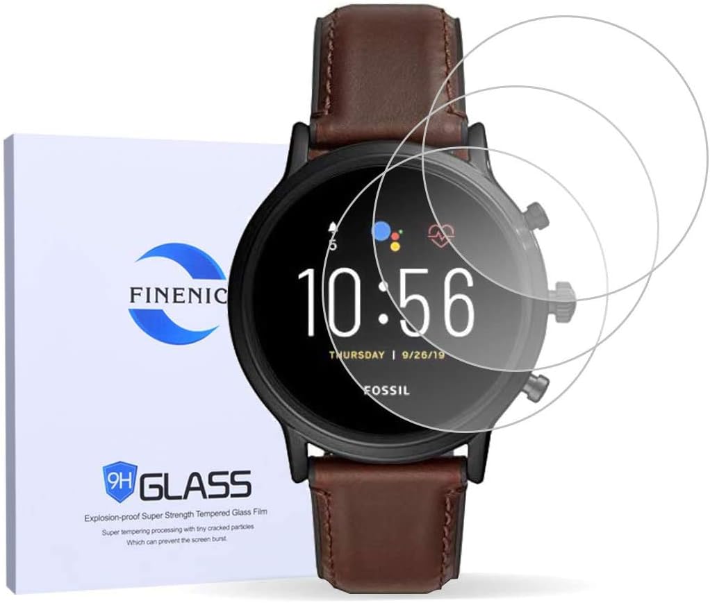 Fossil Gen 5 Carlyle HR Smartwatch Tempered Glass Screen Protector