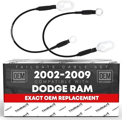 Di-autoparts 90-day Warranty Tailgate Cable Set For 1994-2001 Dodge Ram 1500 & 1994-2002 Ram 2500/3500 Pickup Trucks Tailgate Cable Replacement Set - Foto 8