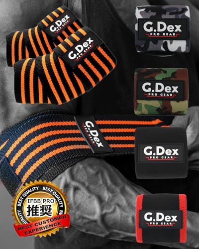 G.Dex エルボーラップ エルボースリーブ 2pcs Orange